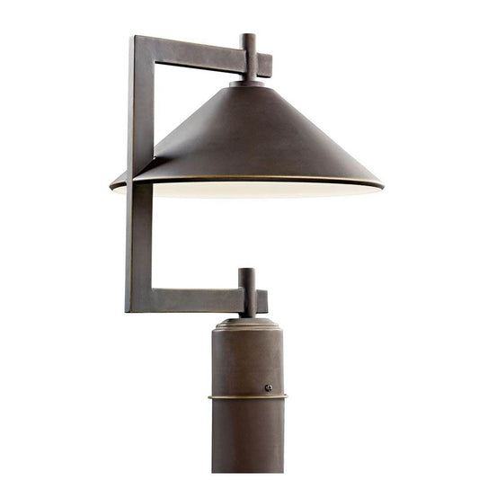 KICHLER 49063OZ Ripley 16" 1 Light Outdoor Post Light in Olde Bronze