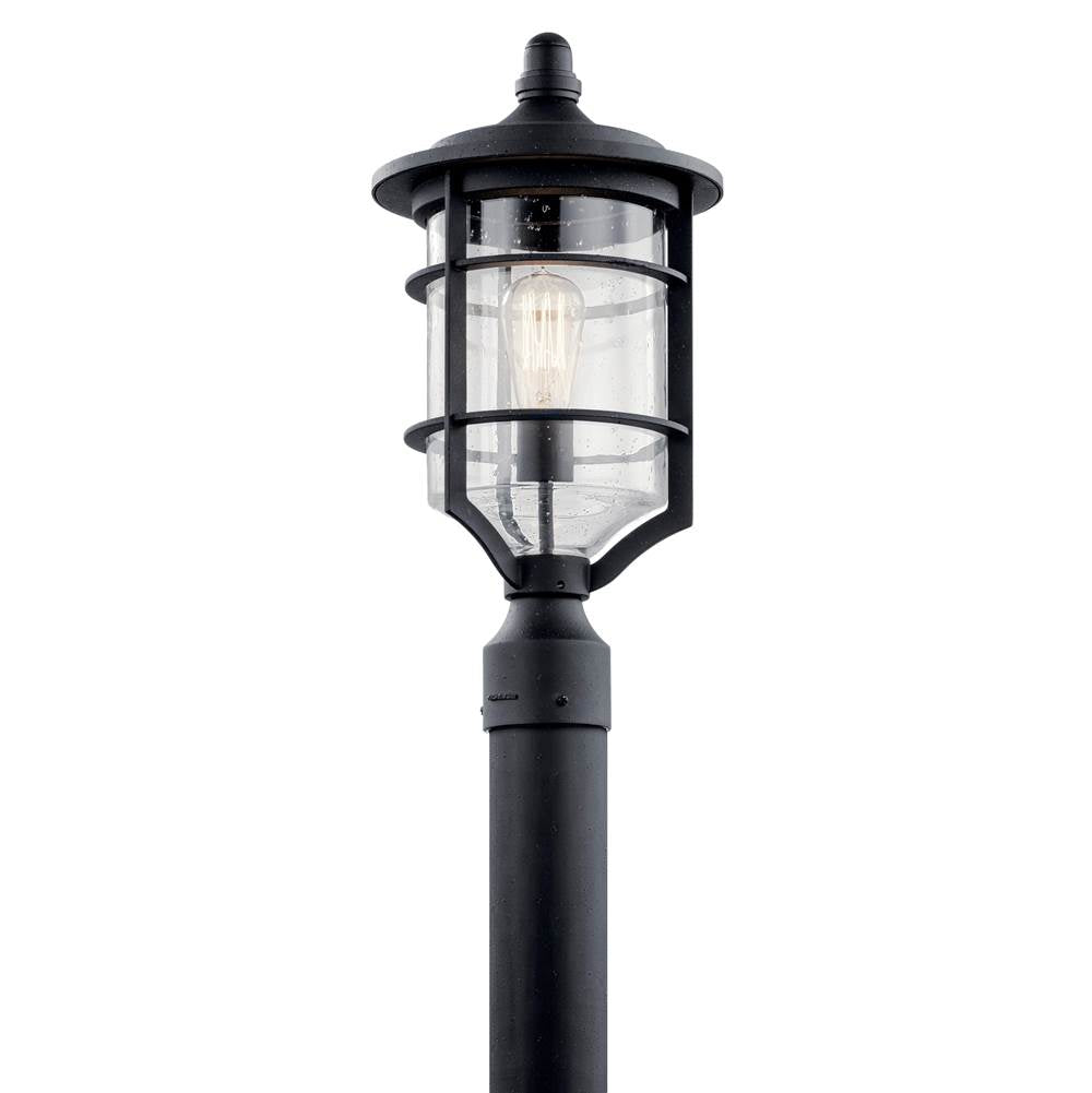 KICHLER 49129DBK Royal Marine 1 Light Post Light Distressed Black