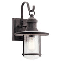 KICHLER 49193WZC Riverwood 16.75" 1 Light Wall Light Weathered Zinc