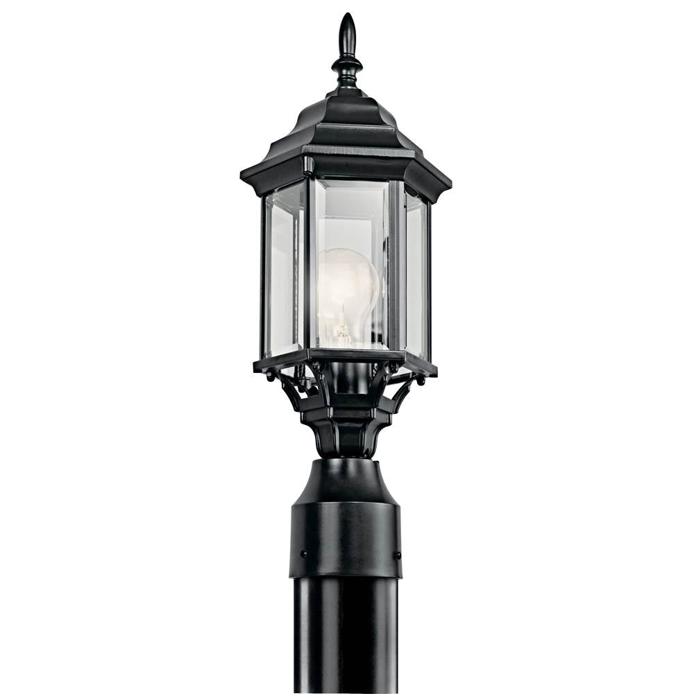 KICHLER 49256BK Chesapeake 1 Light Post Light Black