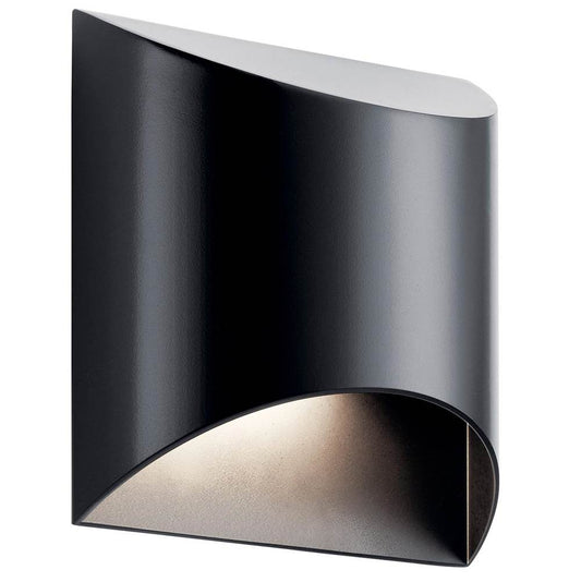 KICHLER 49278BKLED Wesley 1 Light LED Wall Light Architectural Black
