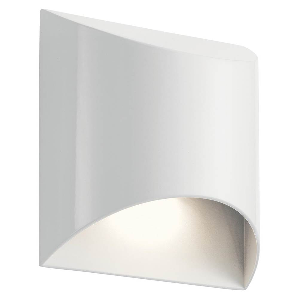 KICHLER 49278WHLED Wesley 1 Light LED Wall Light Architectural White