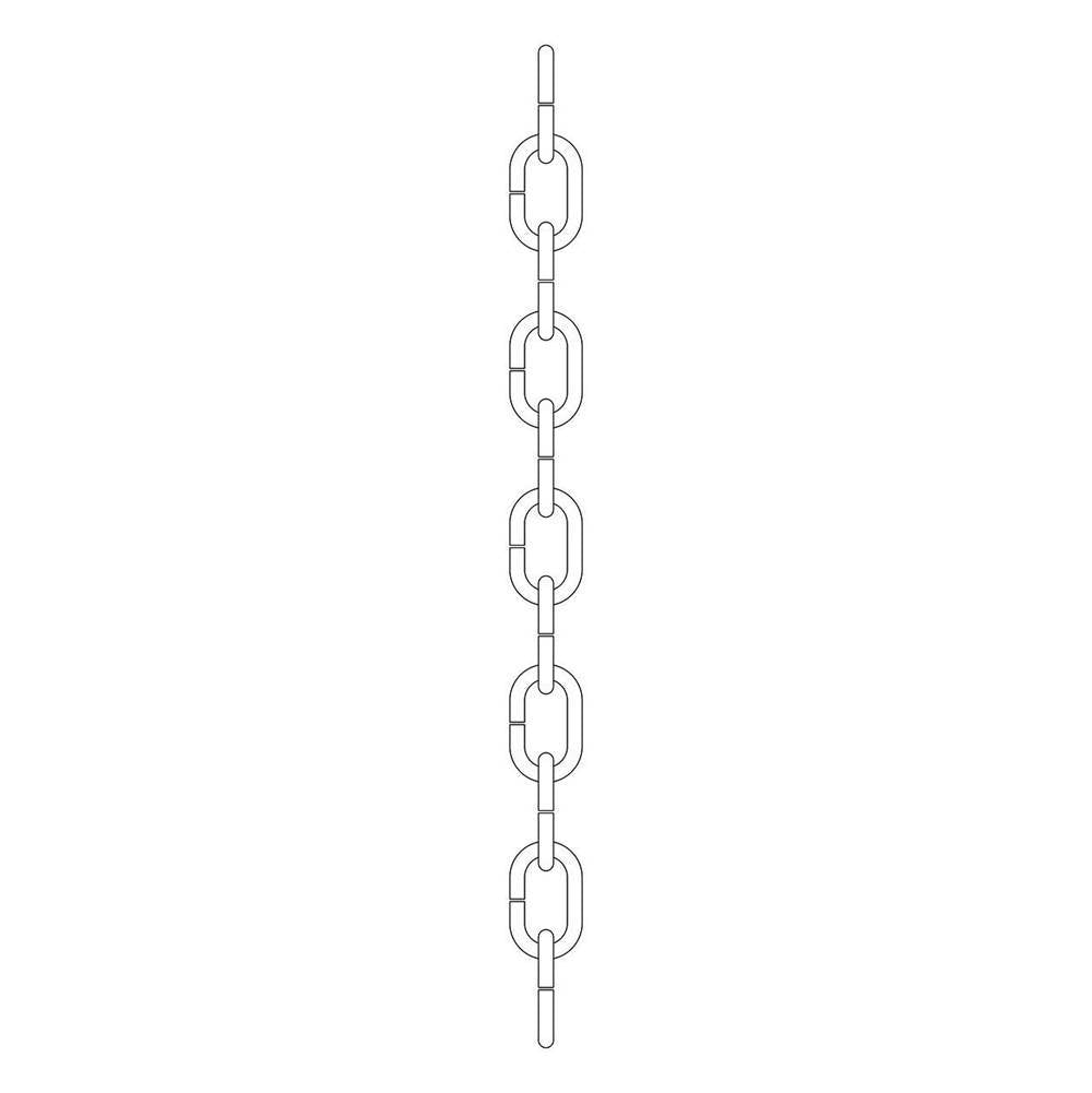 KICHLER 4930BK 36" Extra Heavy Gauge Chain Black