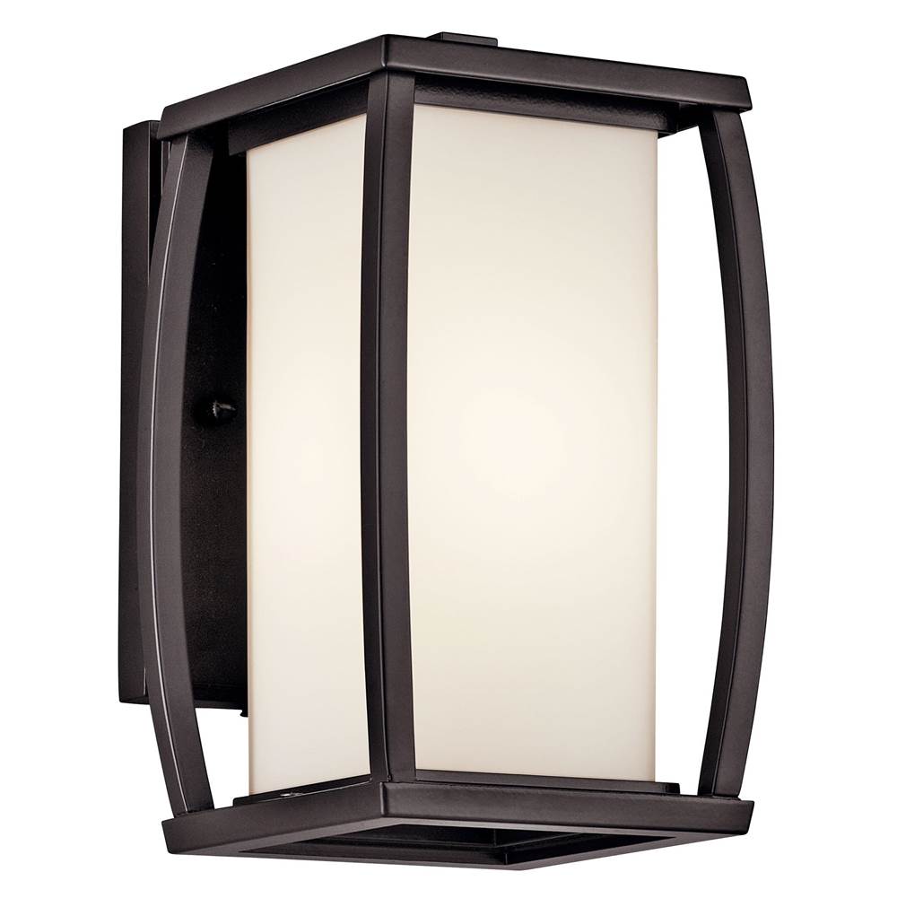 KICHLER 49336AZ Bowen 9.5" 1 Light Wall Light Architectural Bronze