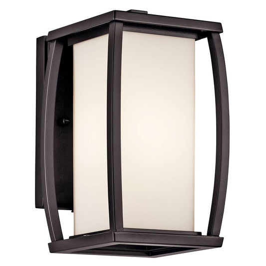 KICHLER 49336AZ Bowen 9.5" 1 Light Wall Light Architectural Bronze