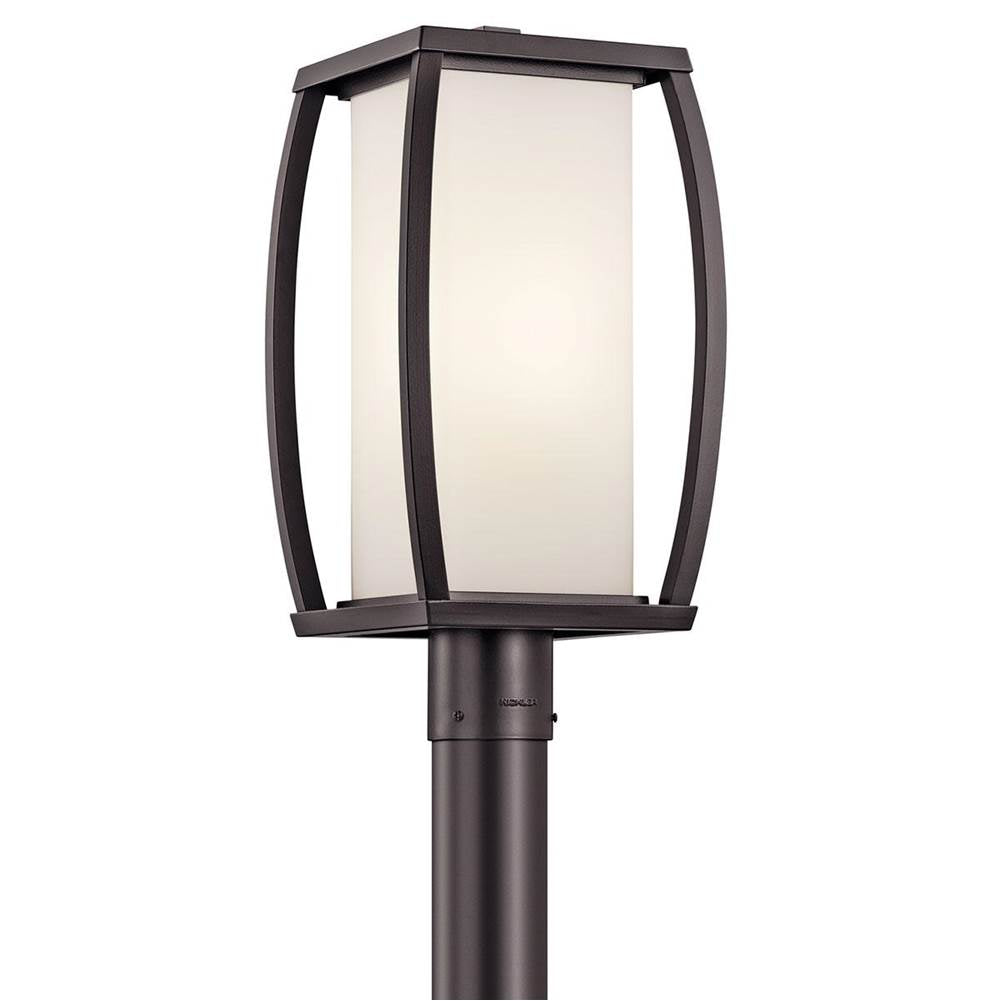 KICHLER 49342AZ Bowen 1 Light Post Light Architectural Bronze