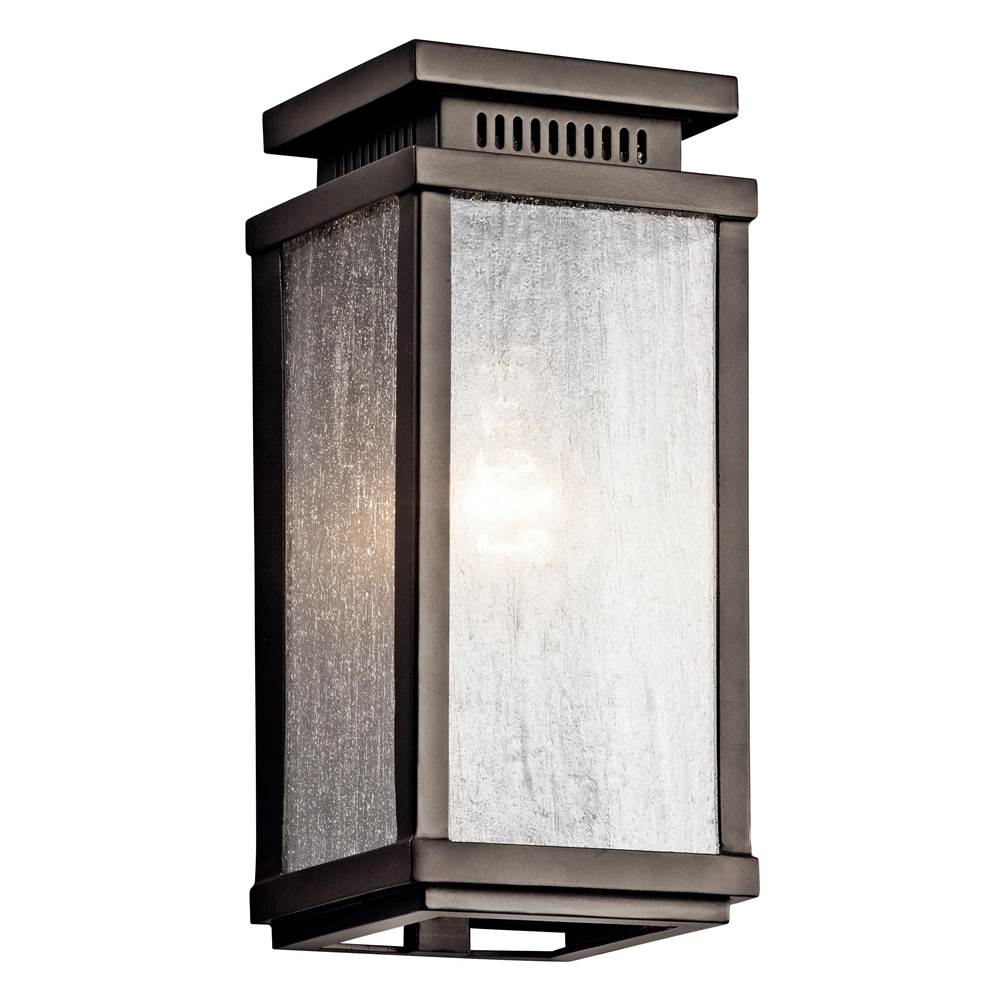 KICHLER 49384OZ Manningham 10.75" 1 Light Wall Light Olde Bronze