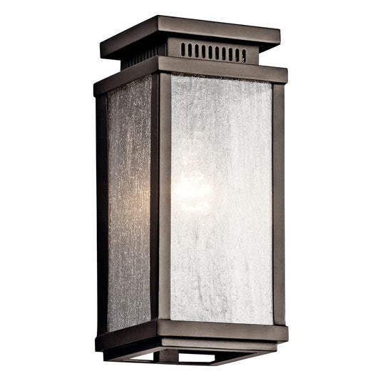 KICHLER 49384OZ Manningham 10.75" 1 Light Wall Light Olde Bronze