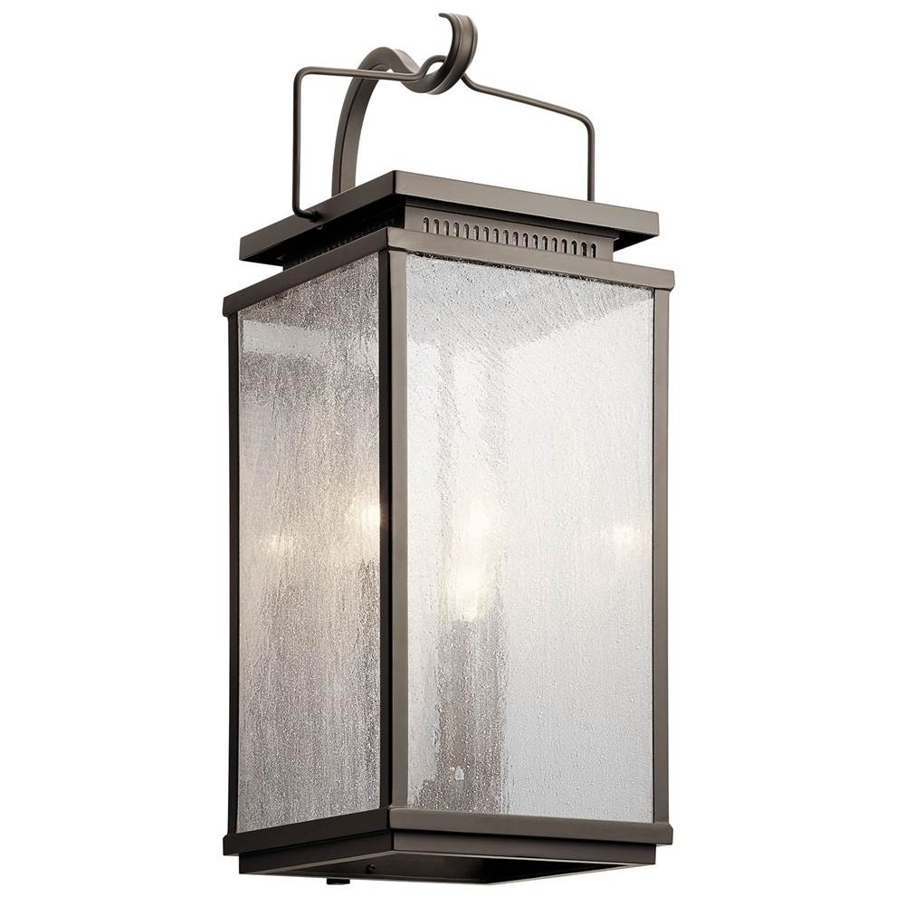 KICHLER 49386OZ Manningham 3 Light Wall Light Olde Bronze