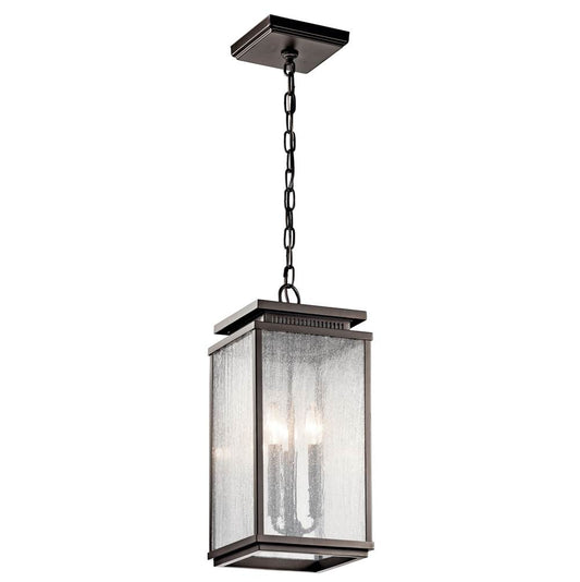 KICHLER 49387OZ Manningham 3 Light Pendant Olde Bronze