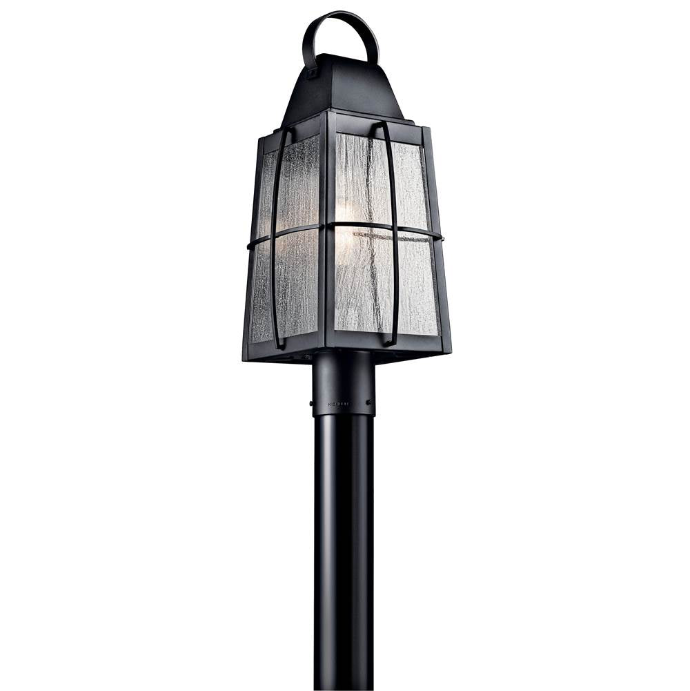 KICHLER 49555BKT Tolerand 1 Light Post Light Textured Black