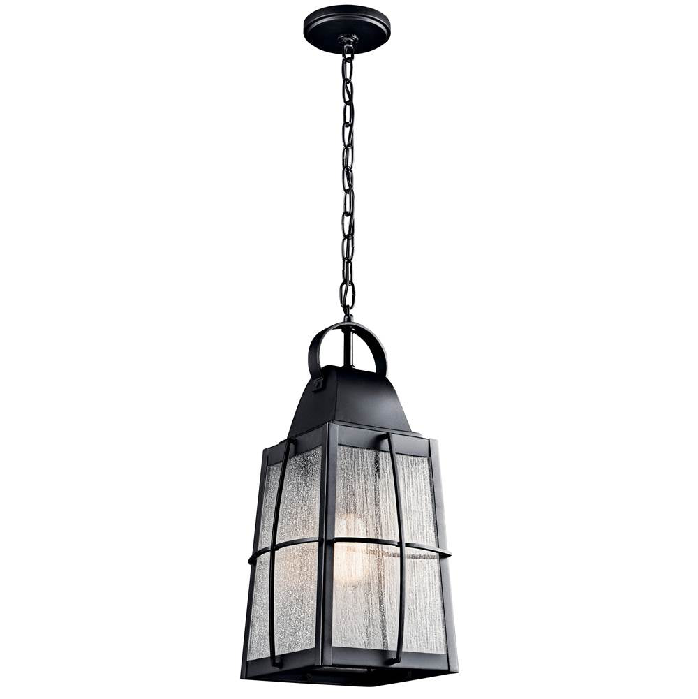 KICHLER 49556BKT Tolerand 1 Light Pendant Textured Black