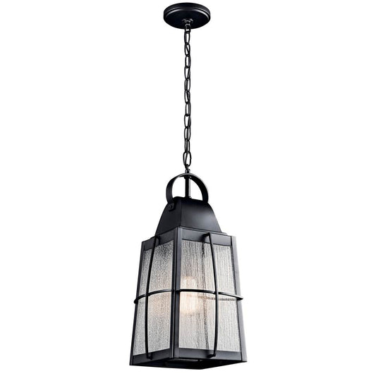 KICHLER 49556BKT Tolerand 1 Light Pendant Textured Black
