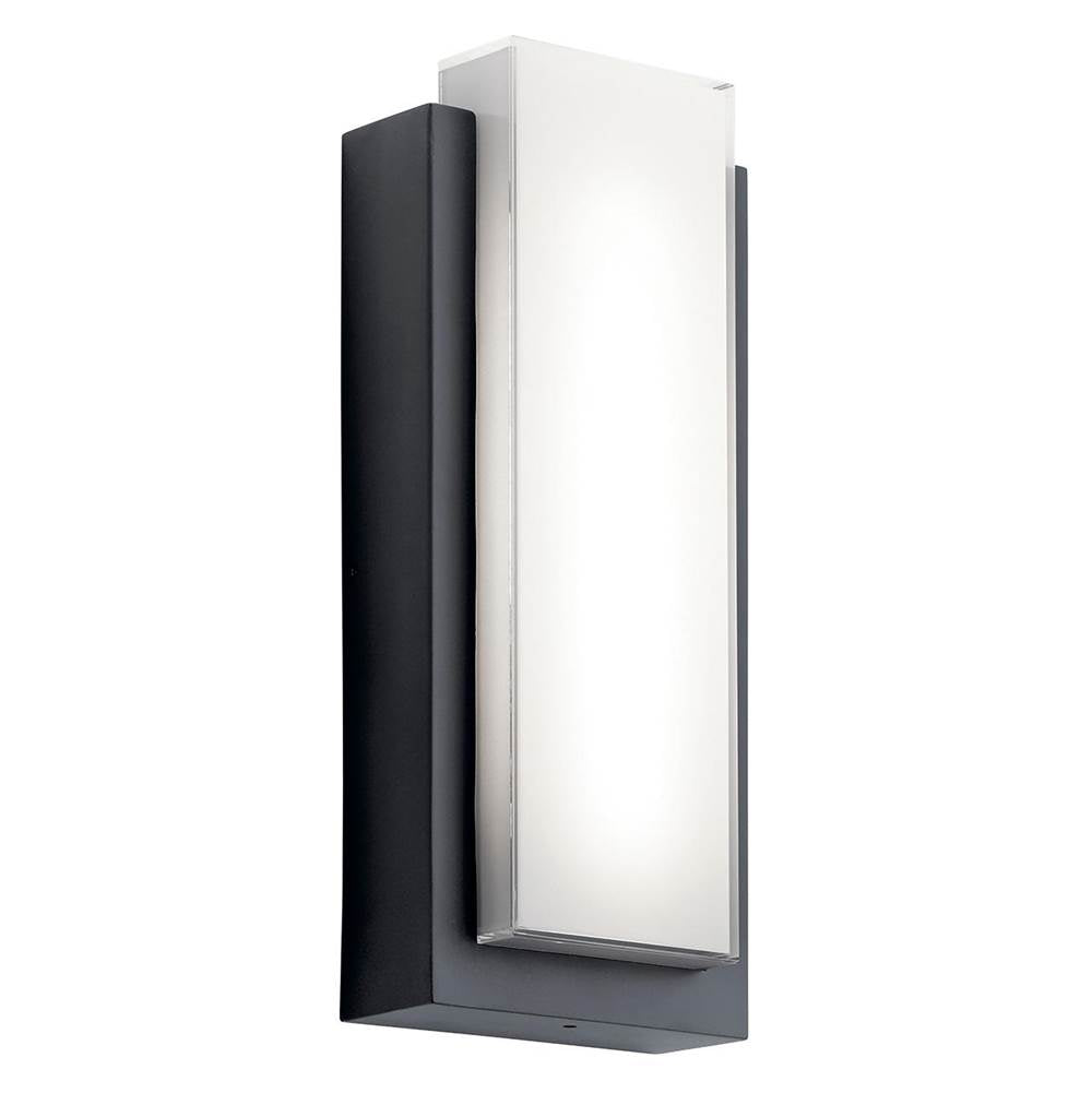 KICHLER 49557BKLED Dahlia 19" LED Wall Light Architectural Black