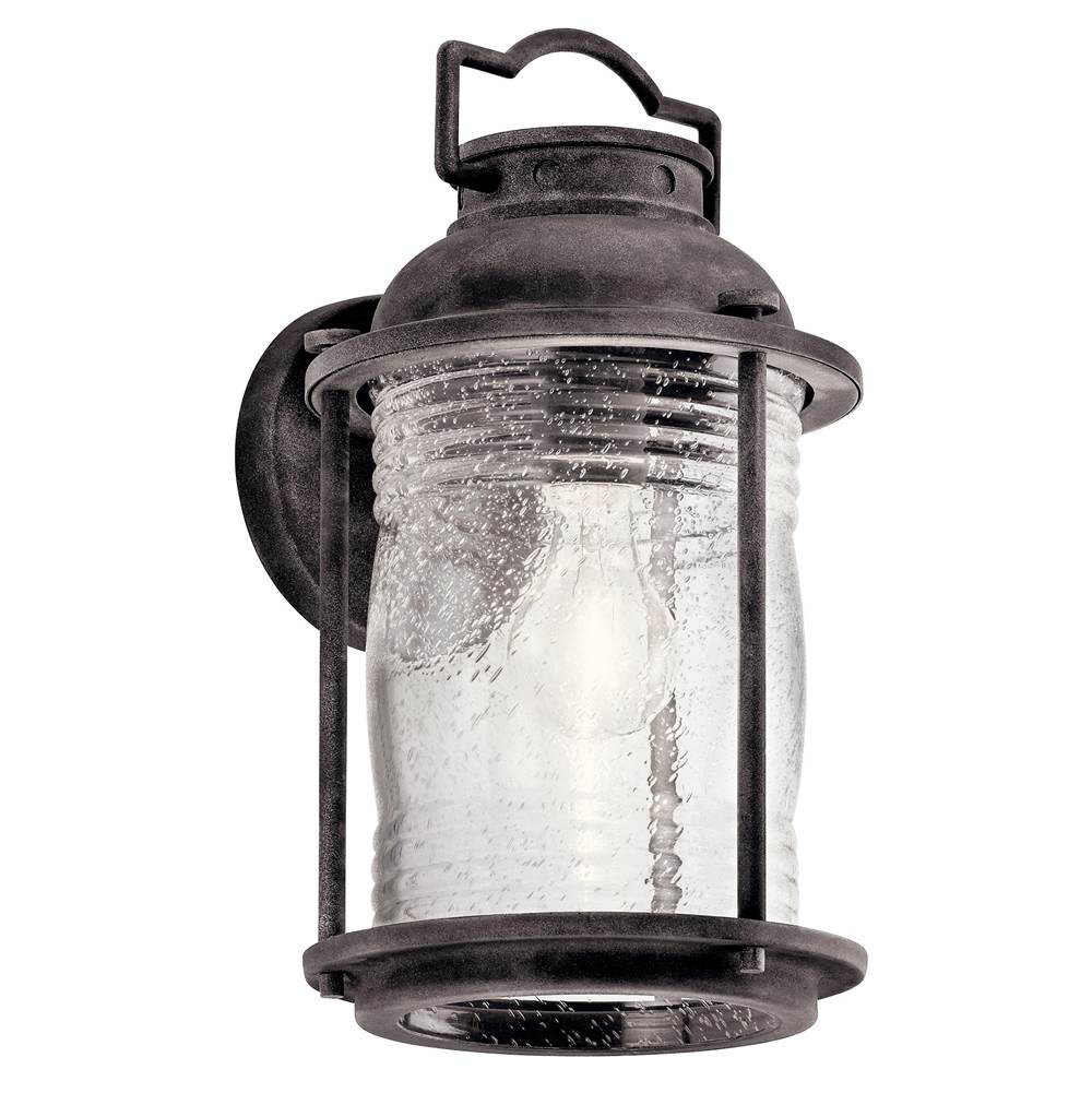 KICHLER 49570WZC Ashland Bay 13.5" 1 Light Wall Light Weathered Zinc