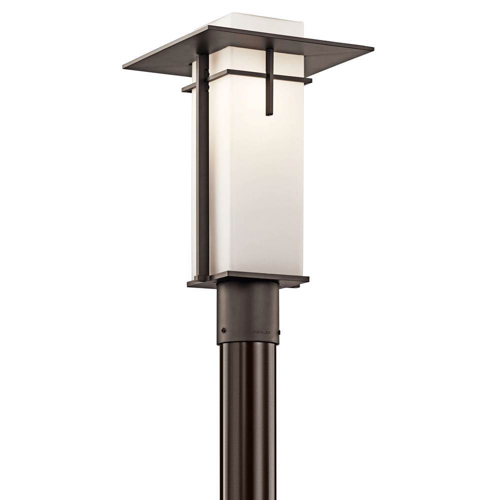 KICHLER 49646OZ Caterham 1 Light Post Light Olde Bronze