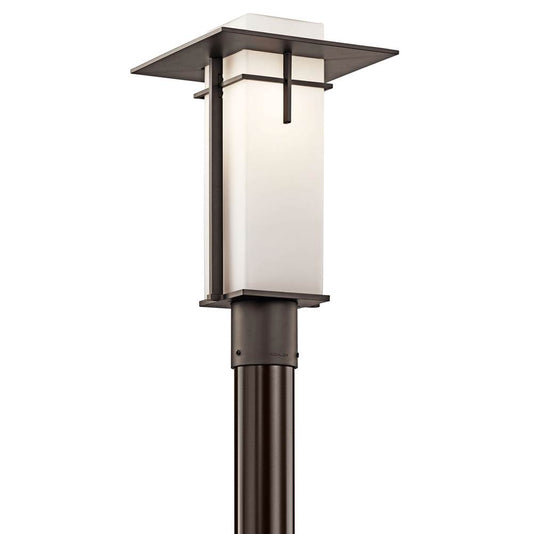 KICHLER 49646OZ Caterham 1 Light Post Light Olde Bronze