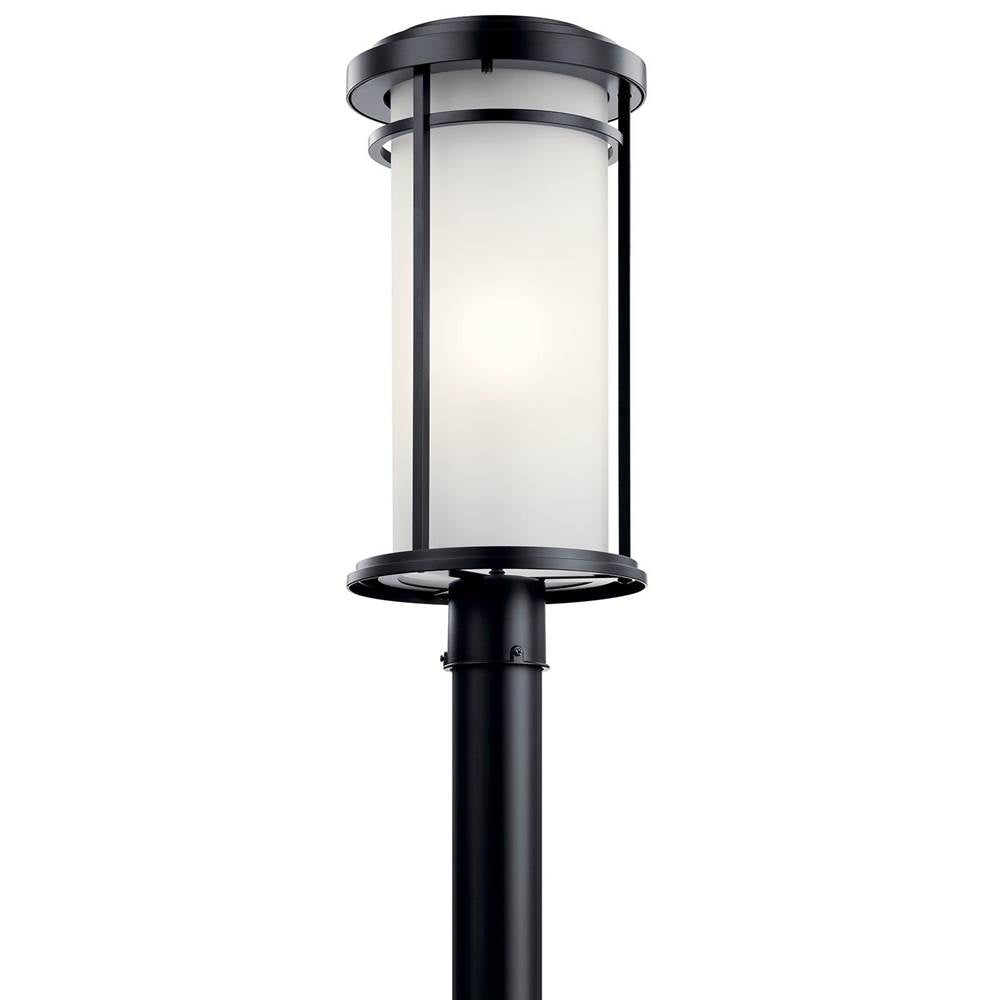 KICHLER 49690BK Toman 1 Light Post Mount Black