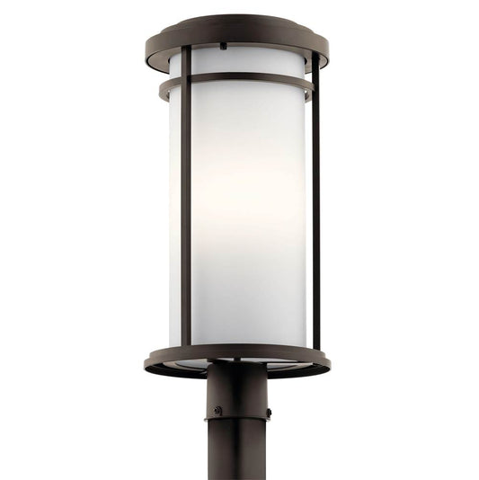 KICHLER 49690OZ Toman 1 Light Post Mount Olde Bronze