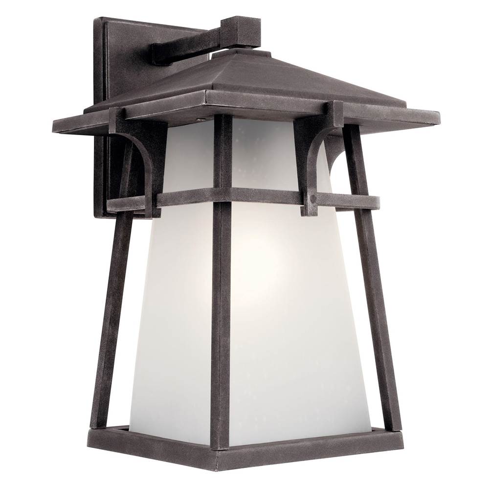 KICHLER 49722WZC Beckett 14.5" 1 Light Wall Light Weathered Zinc