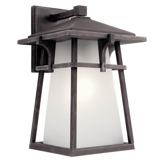 KICHLER 49722WZC Beckett 14.5" 1 Light Wall Light Weathered Zinc