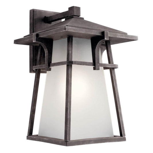 KICHLER 49723WZC Beckett 18" 1 Light Wall Light Weathered Zinc