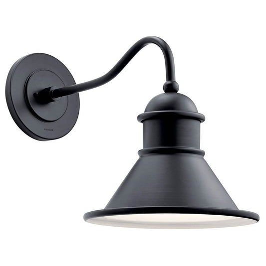 KICHLER 49776BK Northland 16.75" 1 Light Outdoor Wall Light in Black