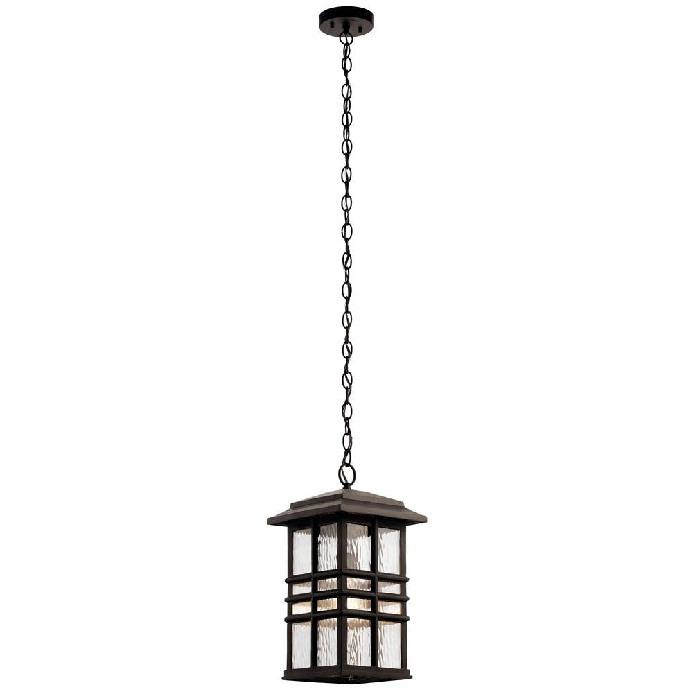 KICHLER 49833OZ Beacon Square 9.5" 1 Light Pendant Olde Bronze