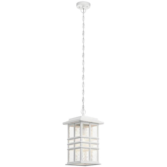 KICHLER 49833WH Beacon Square 9.5" 1 Light Pendant White