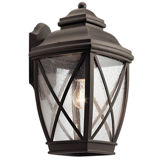 KICHLER 49842OZ Tangier 1 Light Wall Light Olde Bronze