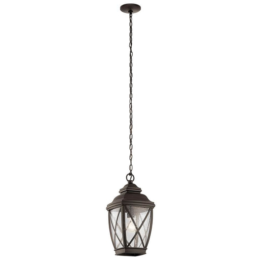 KICHLER 49844OZ Tangier 1 Light Pendant Olde Bronze