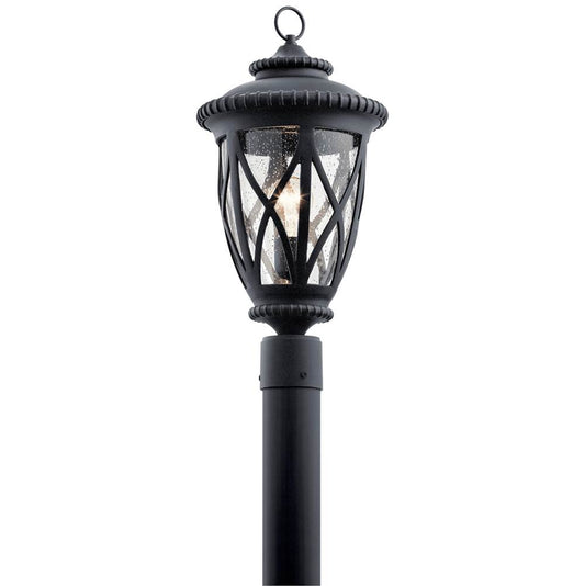 KICHLER 49849BKT Admirals Cove 1 Light Post Light Textured Black