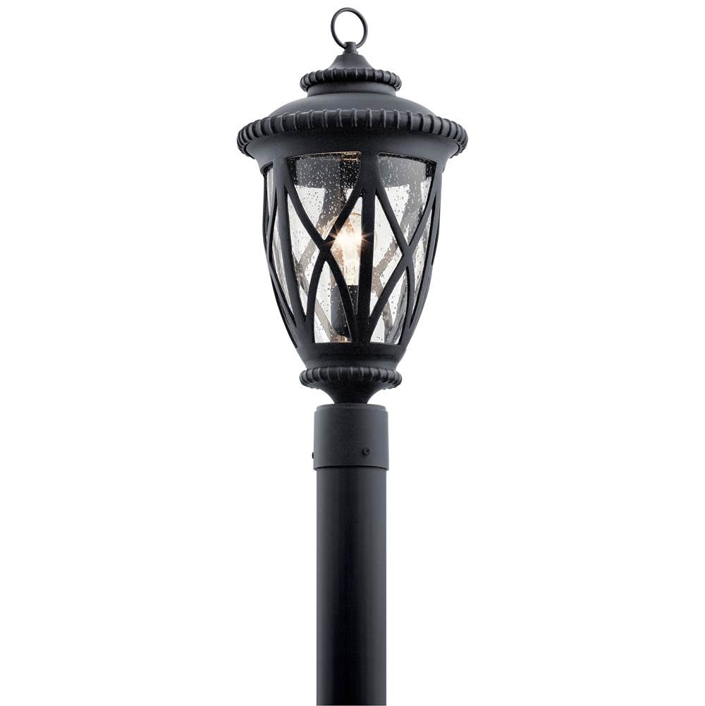 KICHLER 49849BKT Admirals Cove 1 Light Post Light Textured Black