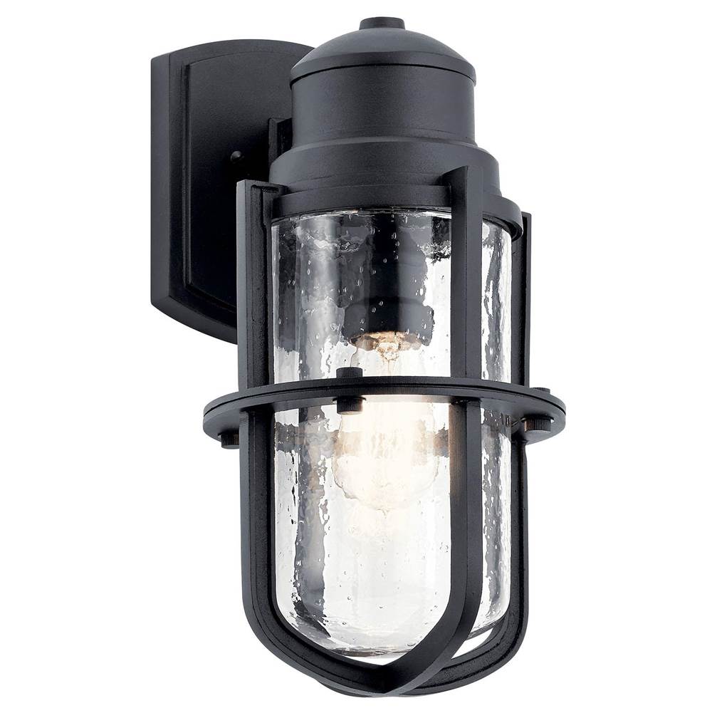 KICHLER 49858BKT Suri 15" 1 Light Wall Light Textured Black