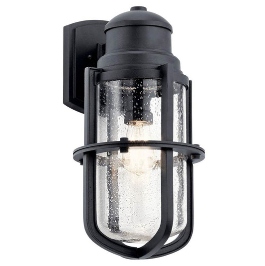 KICHLER 49859BKT Suri 17" 1 Light Wall Light Textured Black