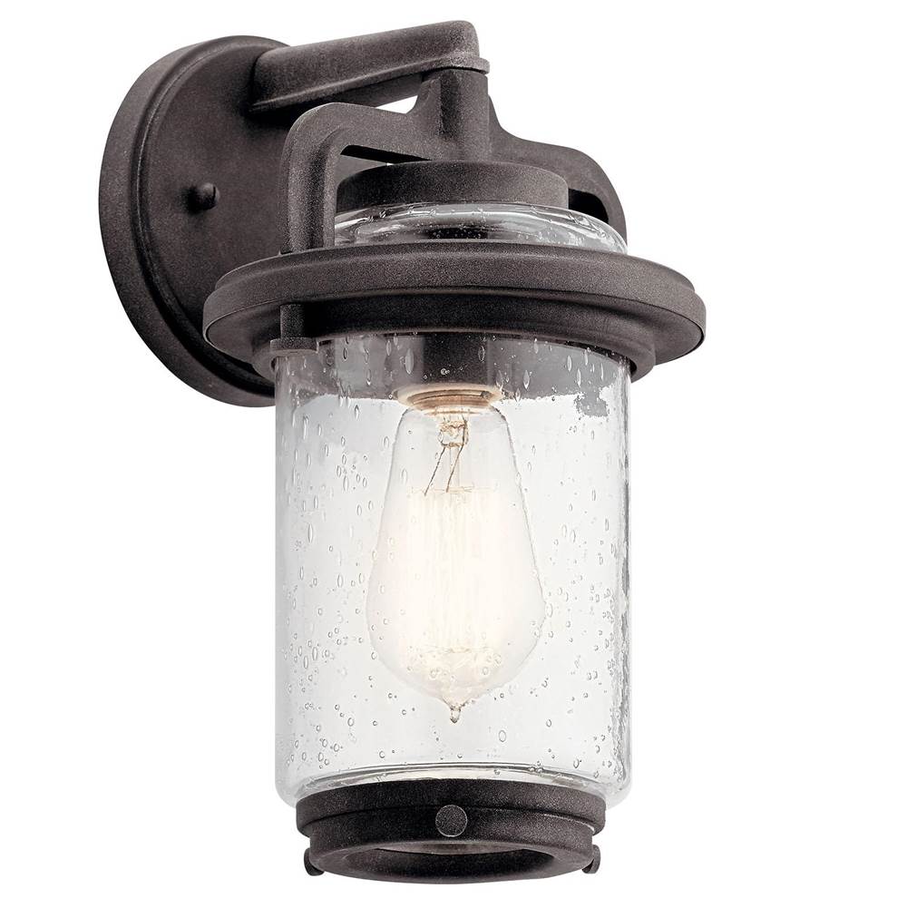KICHLER 49864WZC Andover 11.5" 1 Light Wall Light Weathered Zinc