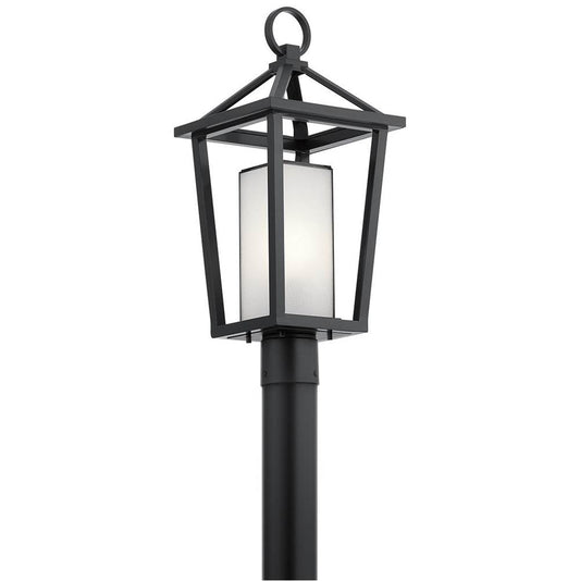 KICHLER 49880BK Pai21.75" 1 Light Post Light Black