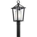 KICHLER 49880BK Pai21.75" 1 Light Post Light Black