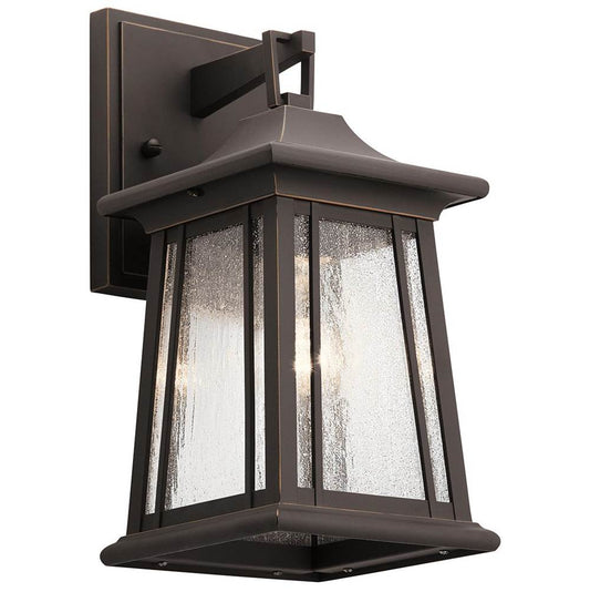 KICHLER 49908RZ Taden 12.5" 1 Light Wall Light Rubbed Bronze
