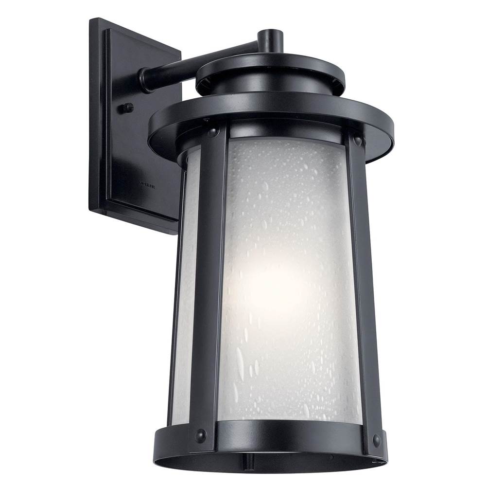 KICHLER 49919BK Harbor Bay 18.5" 1 Light Wall Light Black