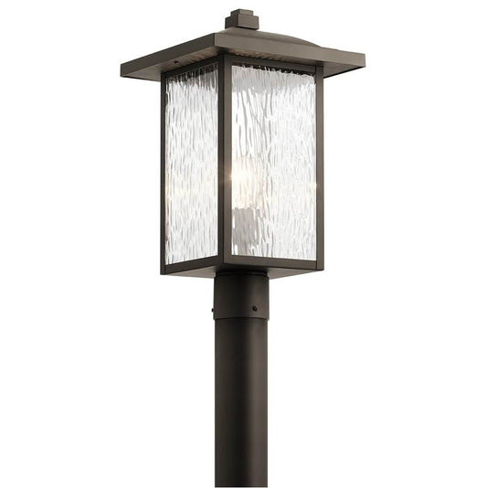 KICHLER 49927OZ Capanna 18.25" 1 Light Post Light Olde Bronze