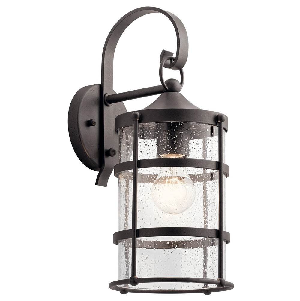 KICHLER 49961AVI Mill Lane 16" 1 Light Wall Light Anvil Iron
