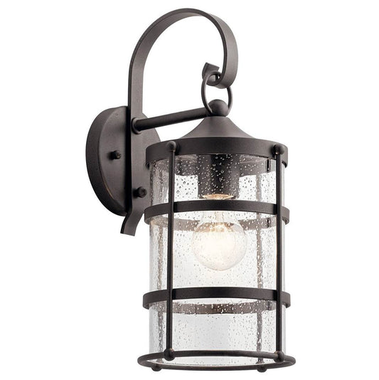 KICHLER 49961AVI Mill Lane 16" 1 Light Wall Light Anvil Iron