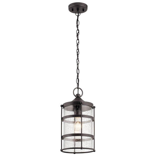 KICHLER 49964AVI Mill Lane 1 Light Pendant Anvil Iron