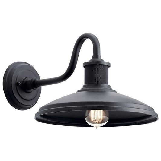 KICHLER 49980BKT Allenbury 12" 1 Light Outdoor Wall Light with Textured Black