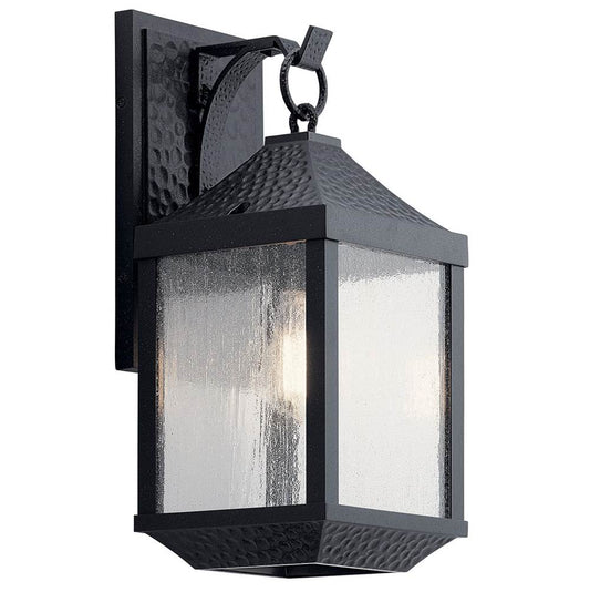 KICHLER 49985DBK Springfield 17.75" 1 Light Wall Light Distressed Black