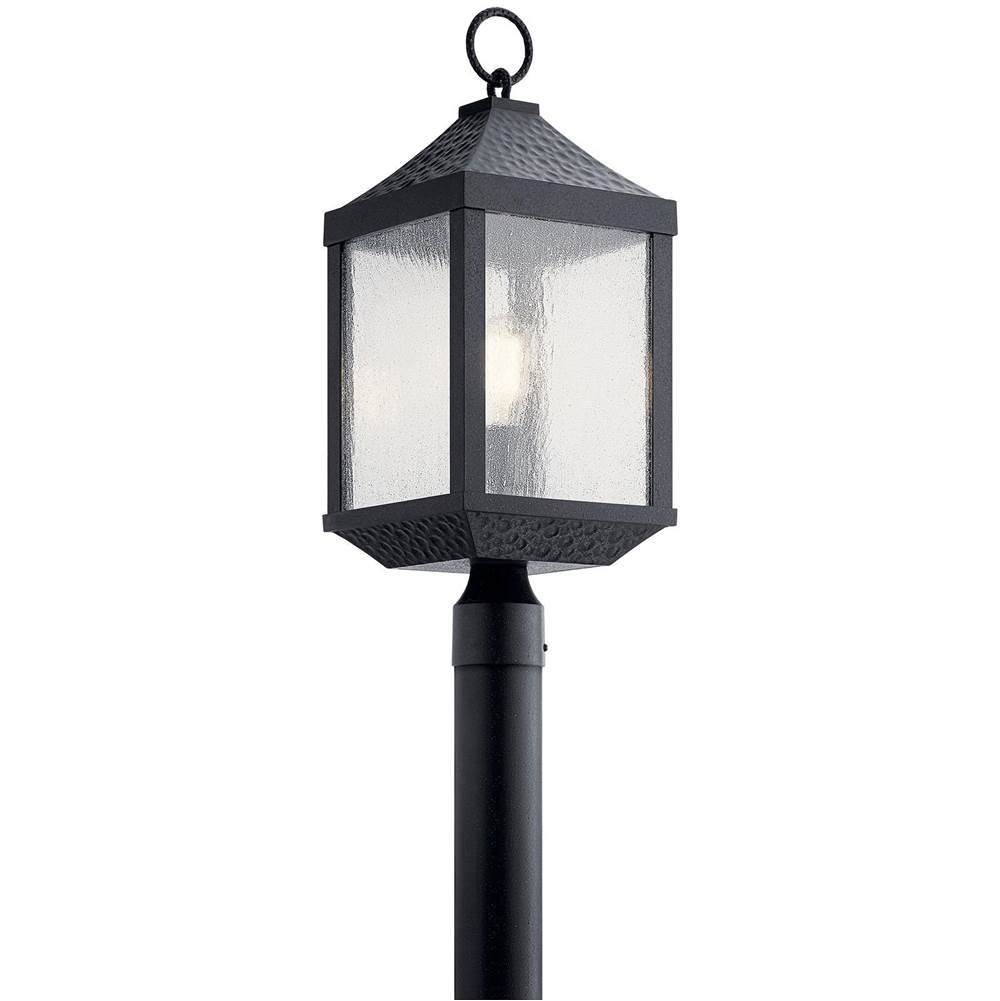 KICHLER 49987DBK Springfield 1 Light Post Light Distressed Black