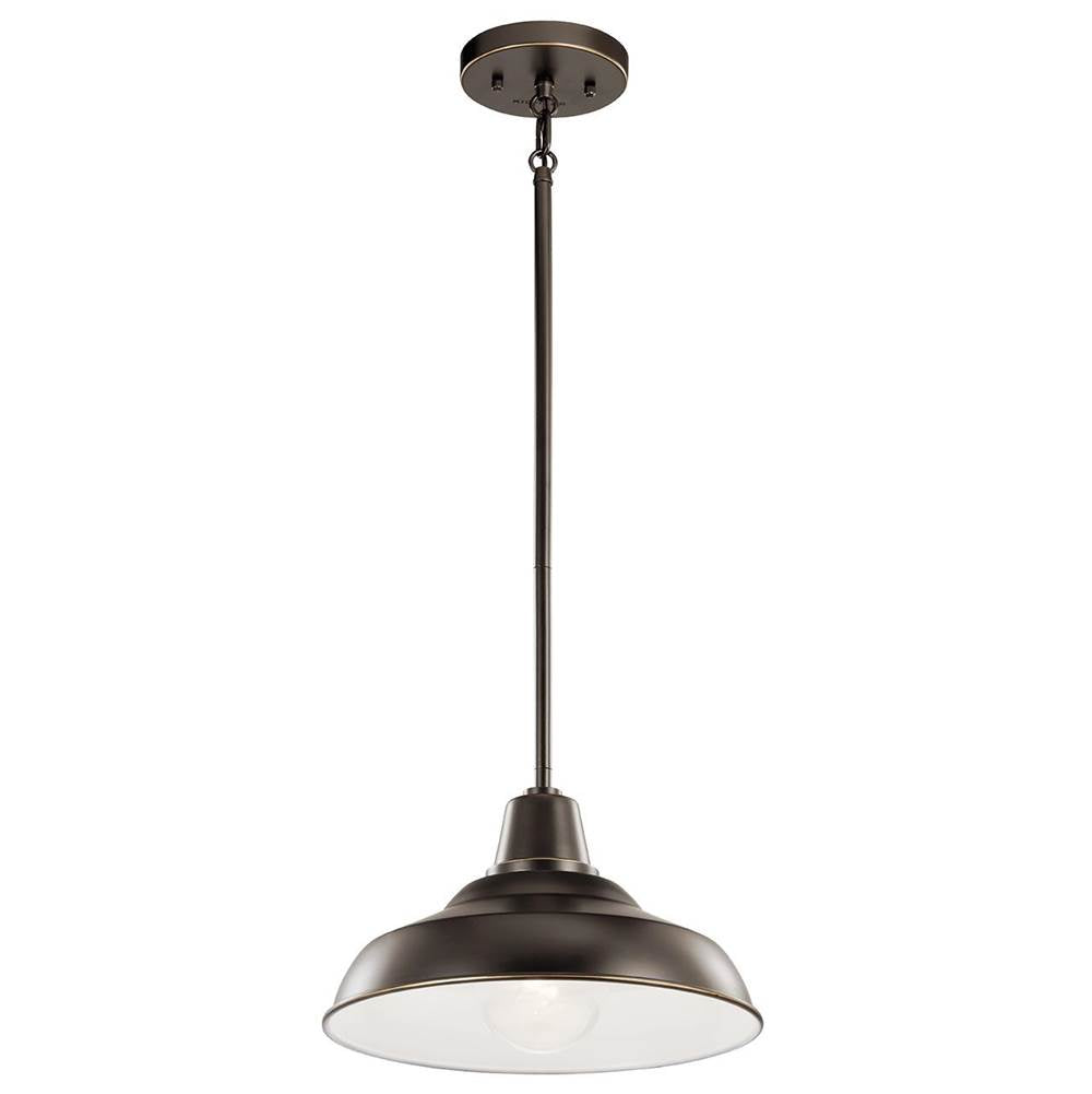 KICHLER 49992OZ Pier 1 Light 12" Convertible Pendant Olde Bronze
