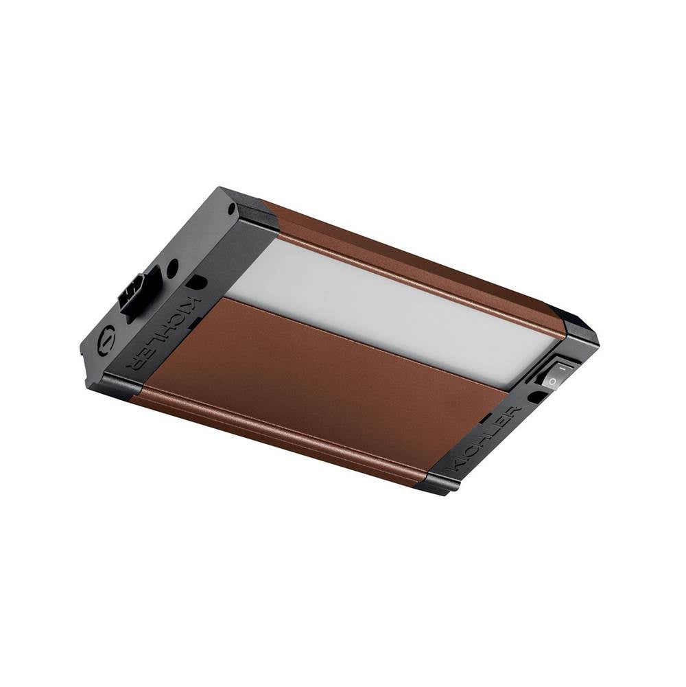 KICHLER 4U30K08BZT 4U 8" 3000K LED Cabinet Light Textured Bronze