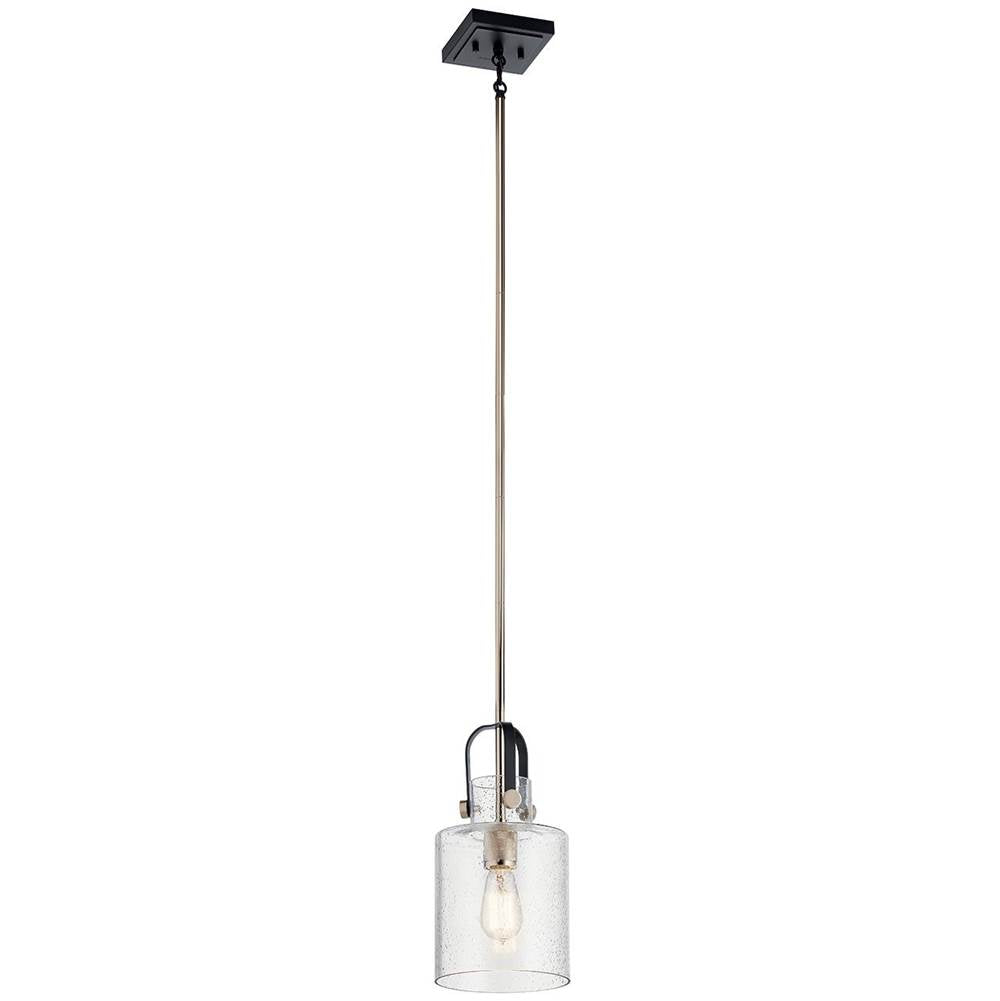 KICHLER 52035PN Kitner 7" 1 Light Pendant Polished Nickel